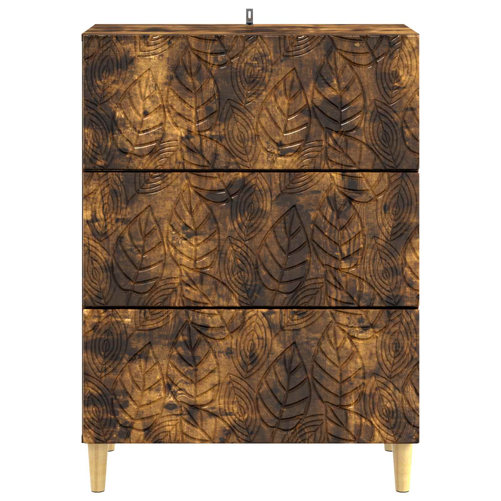 Ormar s ladicama Dimljeni hrast 66 x 34,5 x 90 cm
