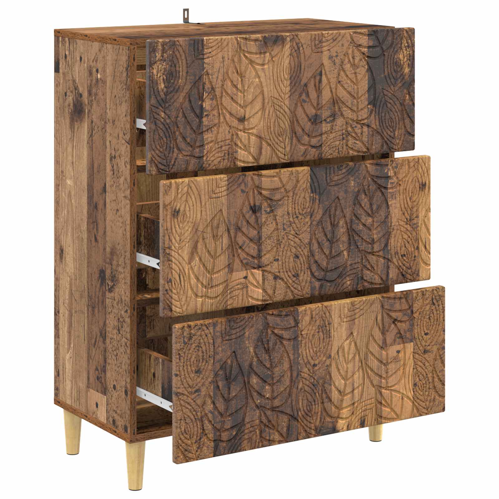 Ormar s ladicama Staro drvo 66 x 34,5 x 90 cm Konstruirano drvo