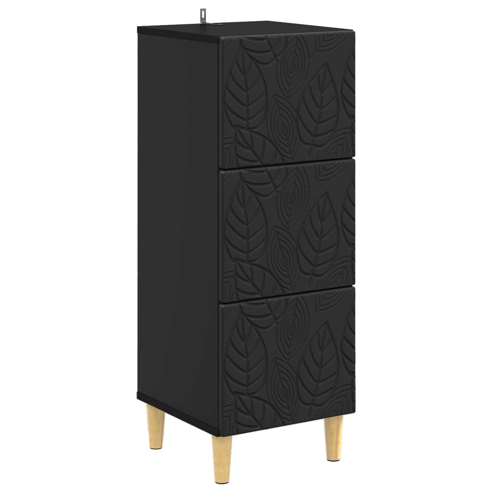 Ormar s ladicama Crna 33 x 34,5 x 90 cm Konstruirano drvo