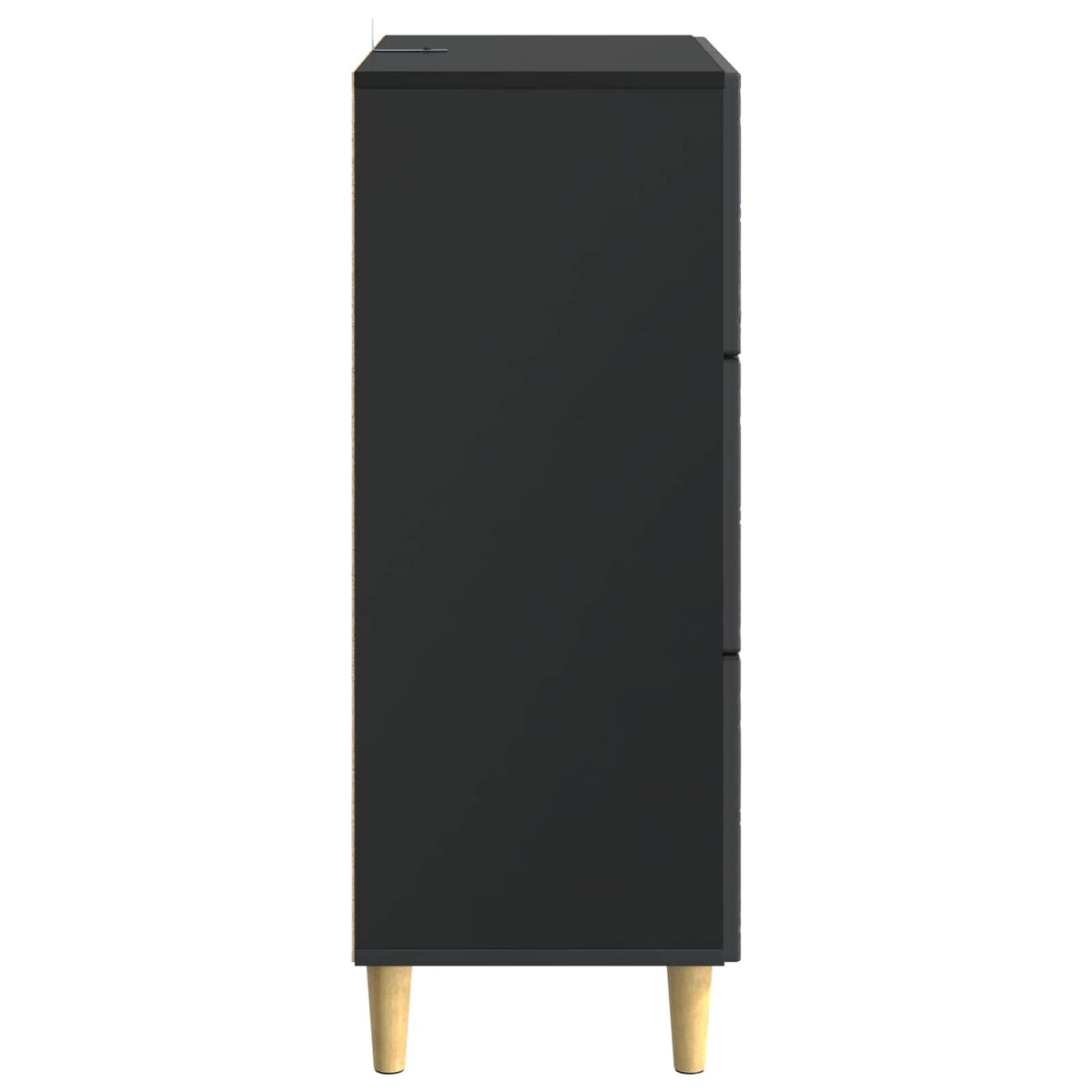 Ormar s ladicama Crna 33 x 34,5 x 90 cm Konstruirano drvo