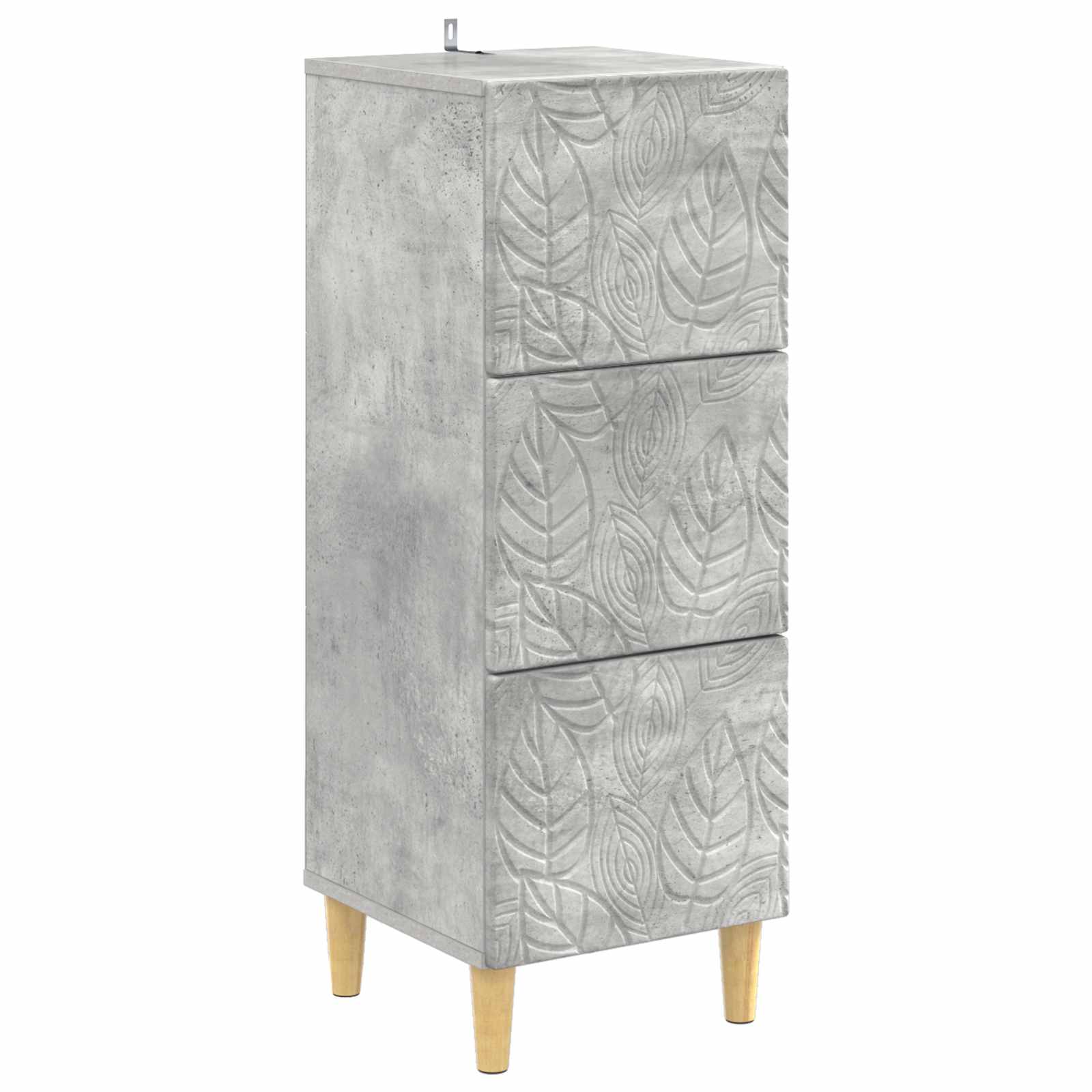 Ormar s ladicama Betonska siva 33 x 34,5 x 90 cm
