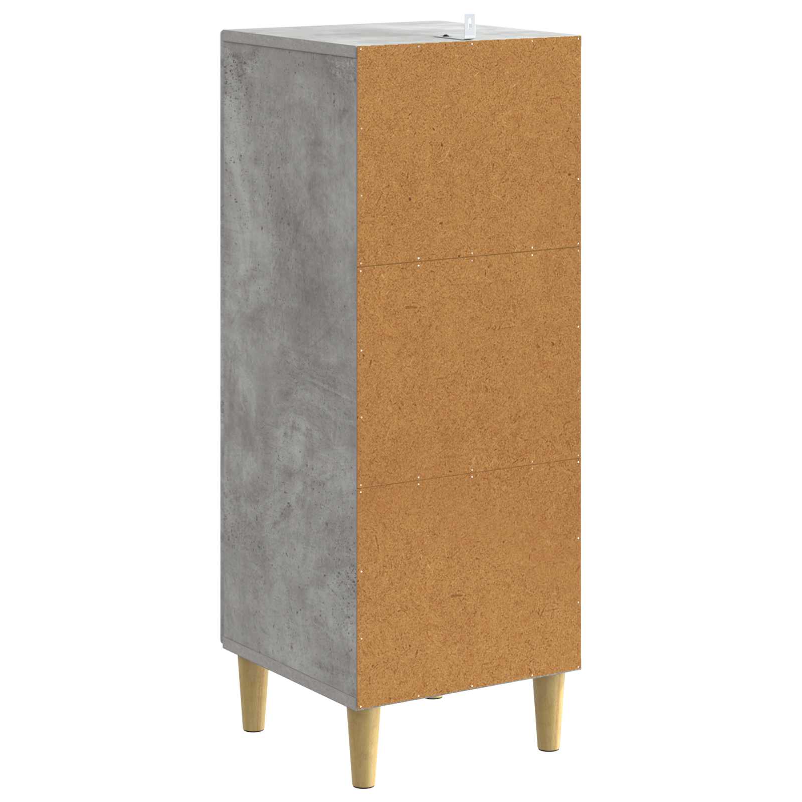 Ormar s ladicama Betonska siva 33 x 34,5 x 90 cm