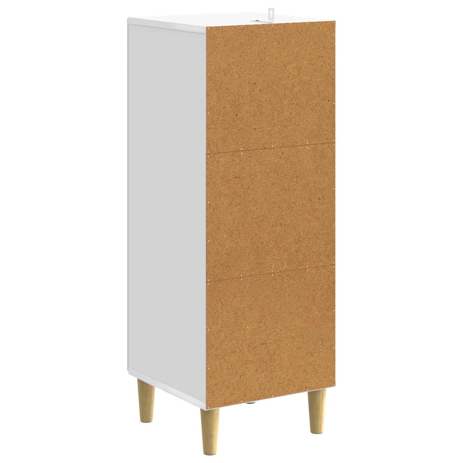 Ormar s ladicama Bijela visokog sjaja 33 x 34,5 x 90 cm