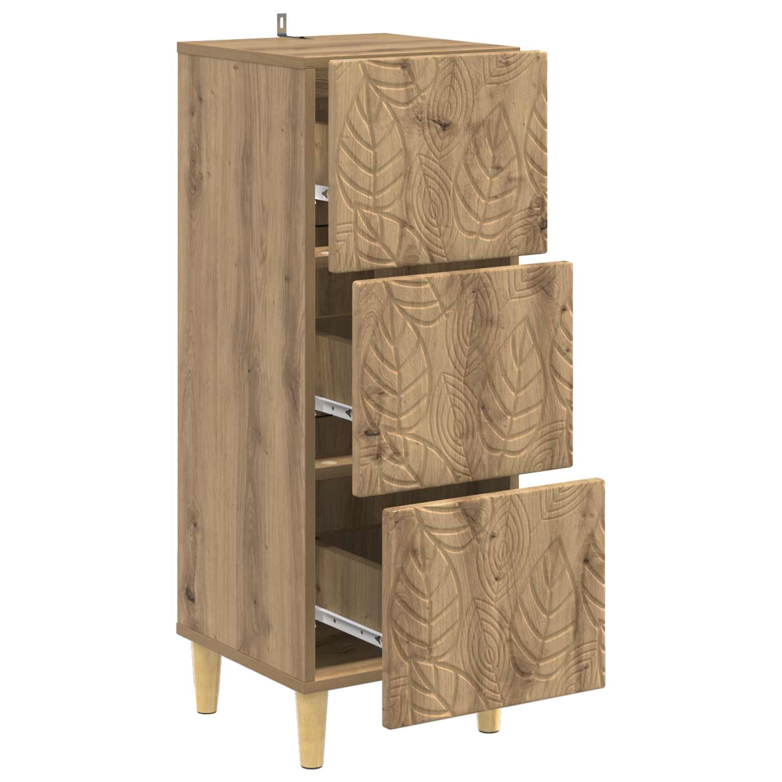 Ormar s ladicama 33 x 34,5 x 90 cm Konstruirano drvo