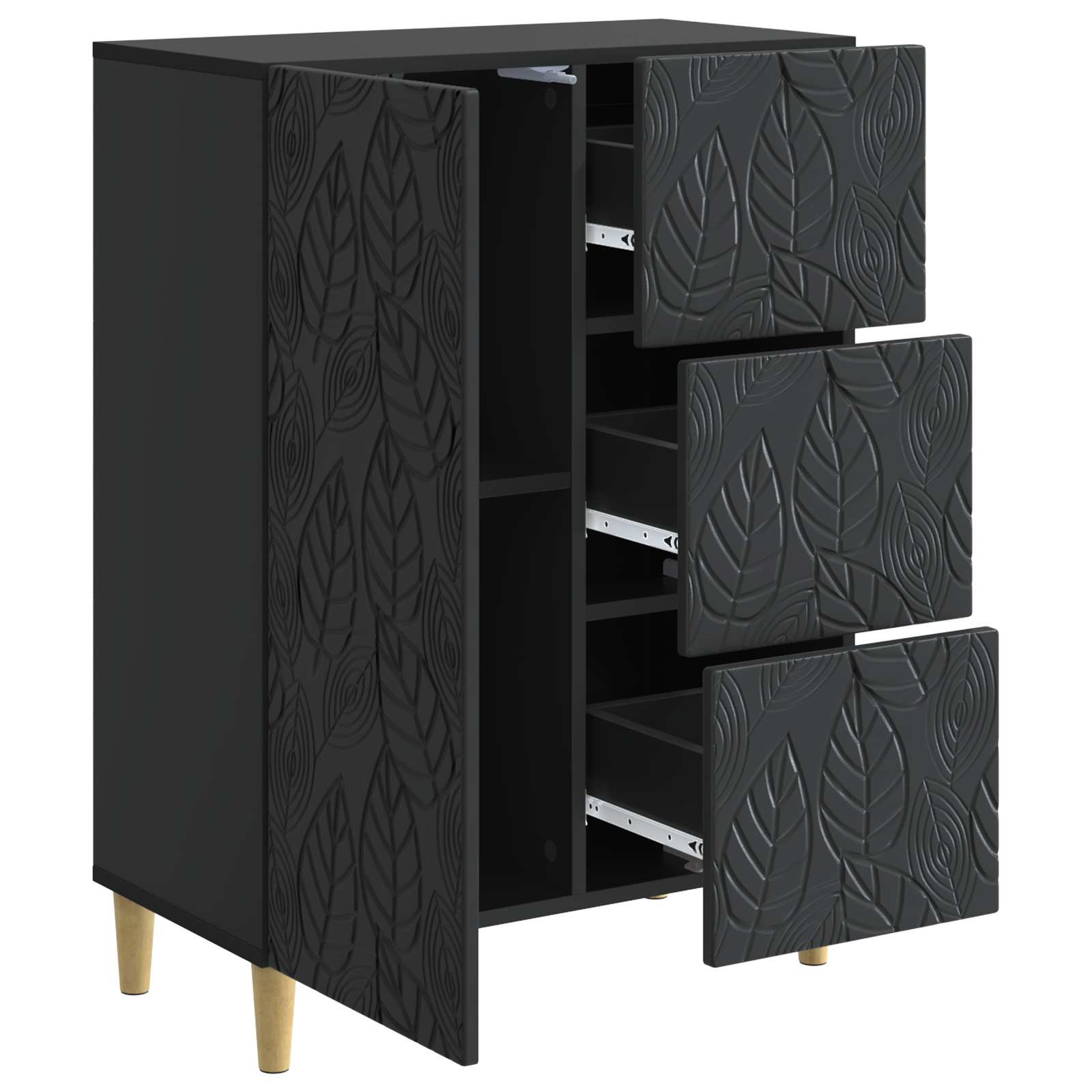Kreveta Crna 66 x 34,5 x 90 cm Konstruirano drvo