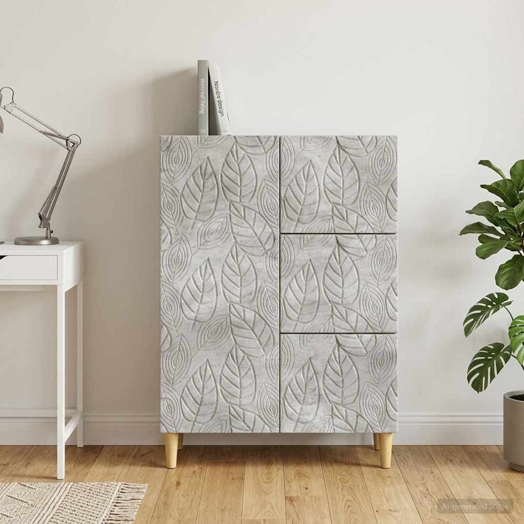 Kreveta Betonska siva 66 x 34,5 x 90 cm Konstruirano drvo
