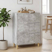 Kreveta Betonska siva 66 x 34,5 x 90 cm Konstruirano drvo