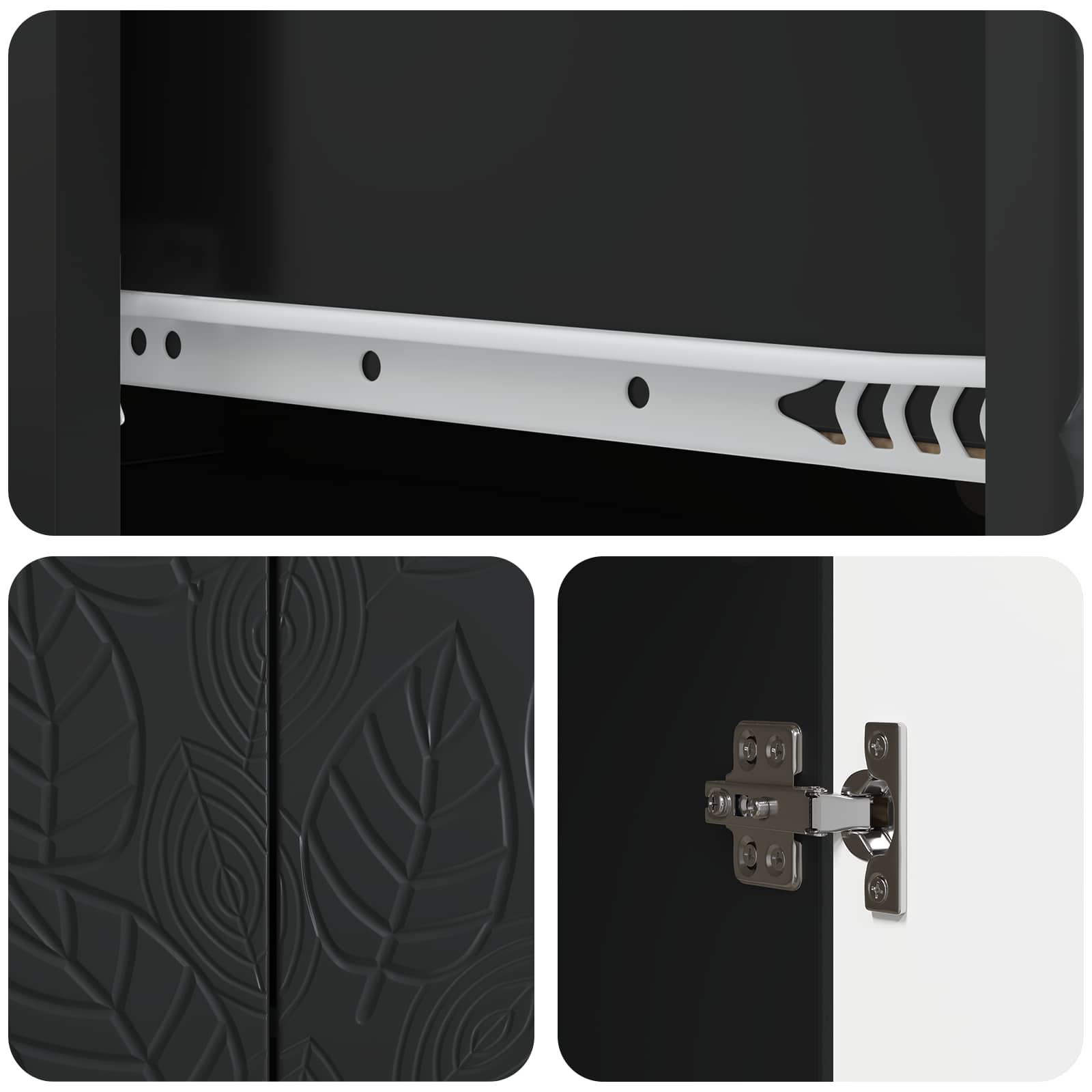 Kreveta Crna 66 x 34,5 x 90 cm Konstruirano drvo