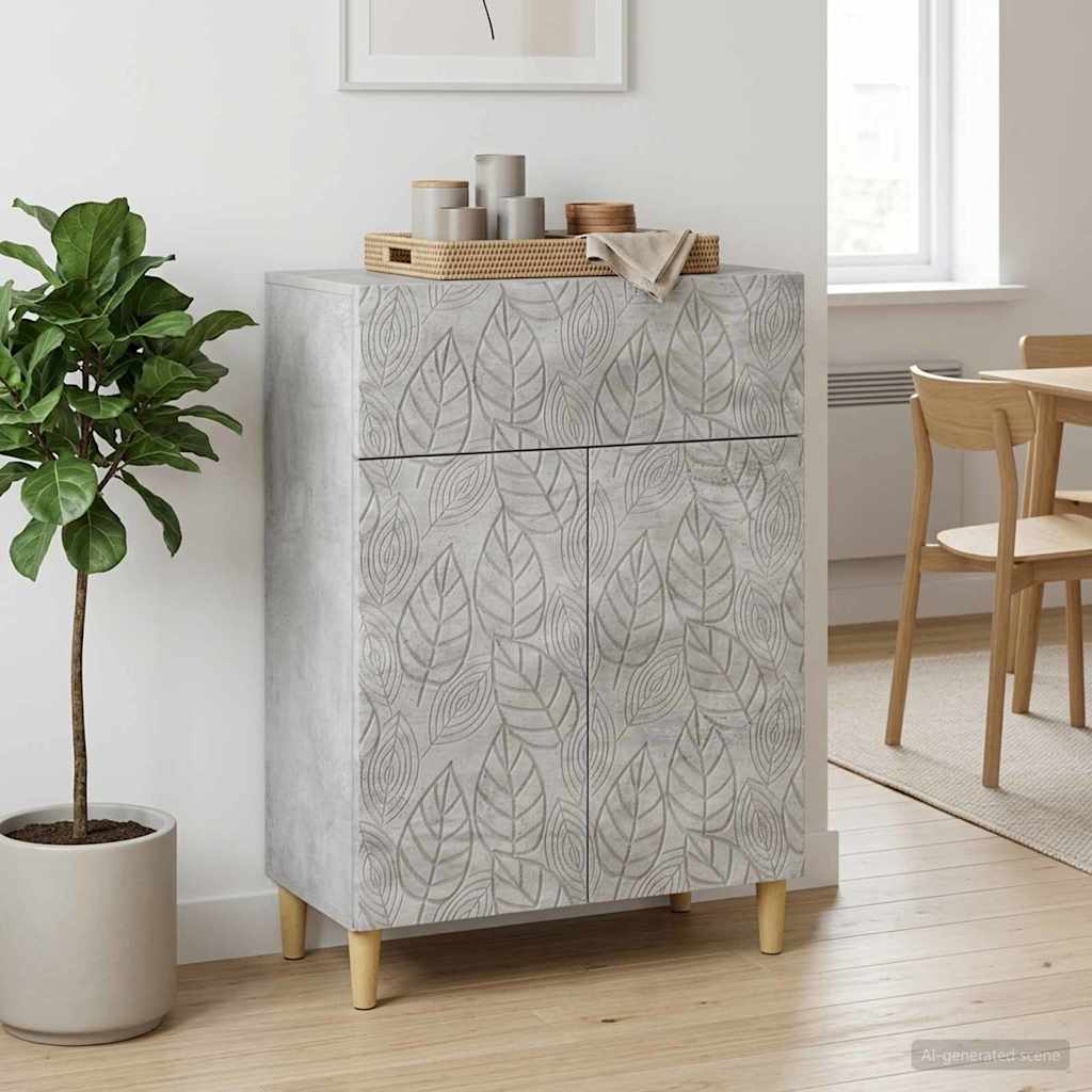 Kreveta Betonska siva 66 x 34,5 x 90 cm Konstruirano drvo