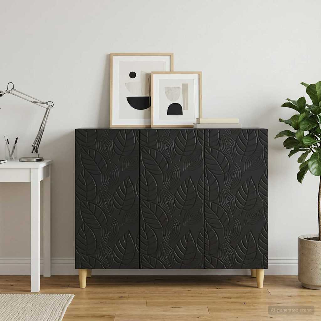 Kreveta Crna 89 x 34,5 x 80 cm Konstruirano drvo
