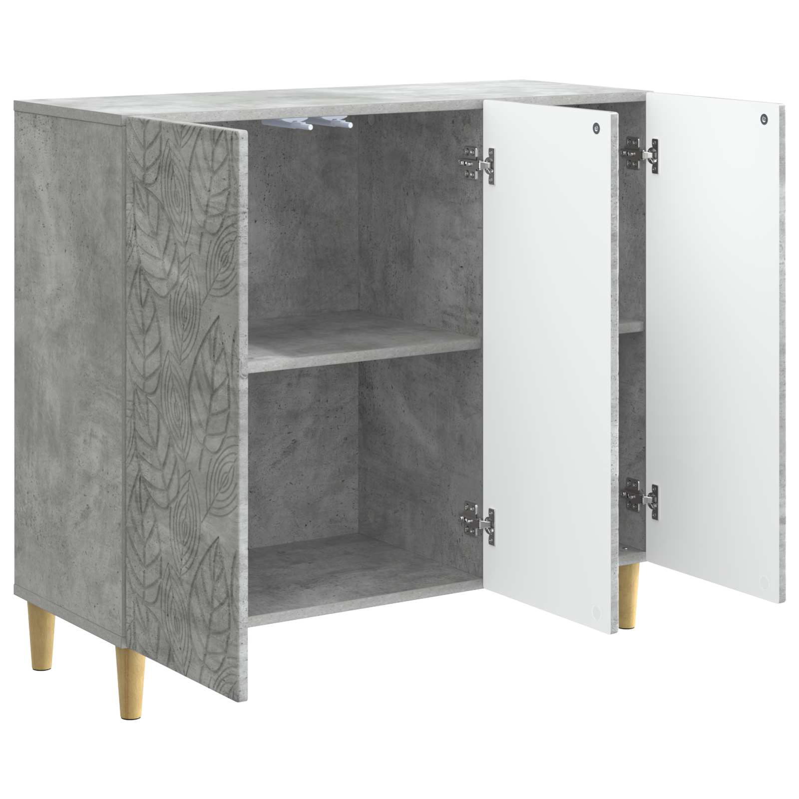 Kreveta Betonska siva 89 x 34,5 x 80 cm Konstruirano drvo