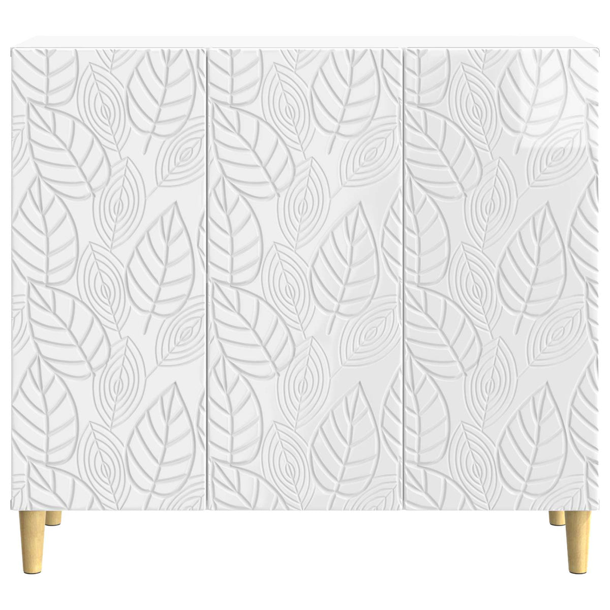 Kreveta Bijela visokog sjaja 89 x 34,5 x 80 cm