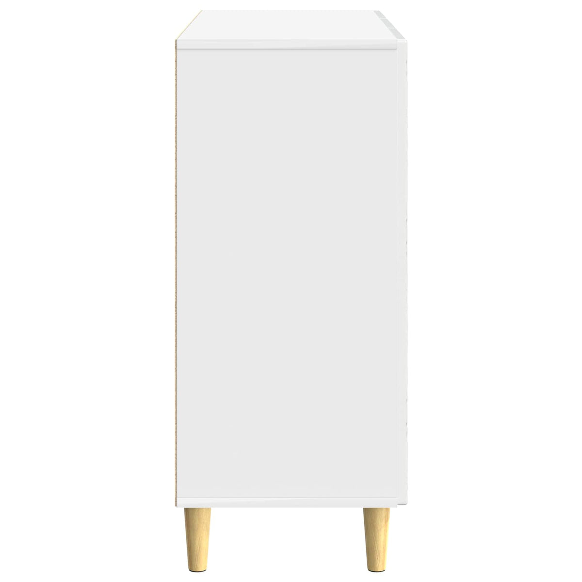 Kreveta Bijela visokog sjaja 89 x 34,5 x 80 cm