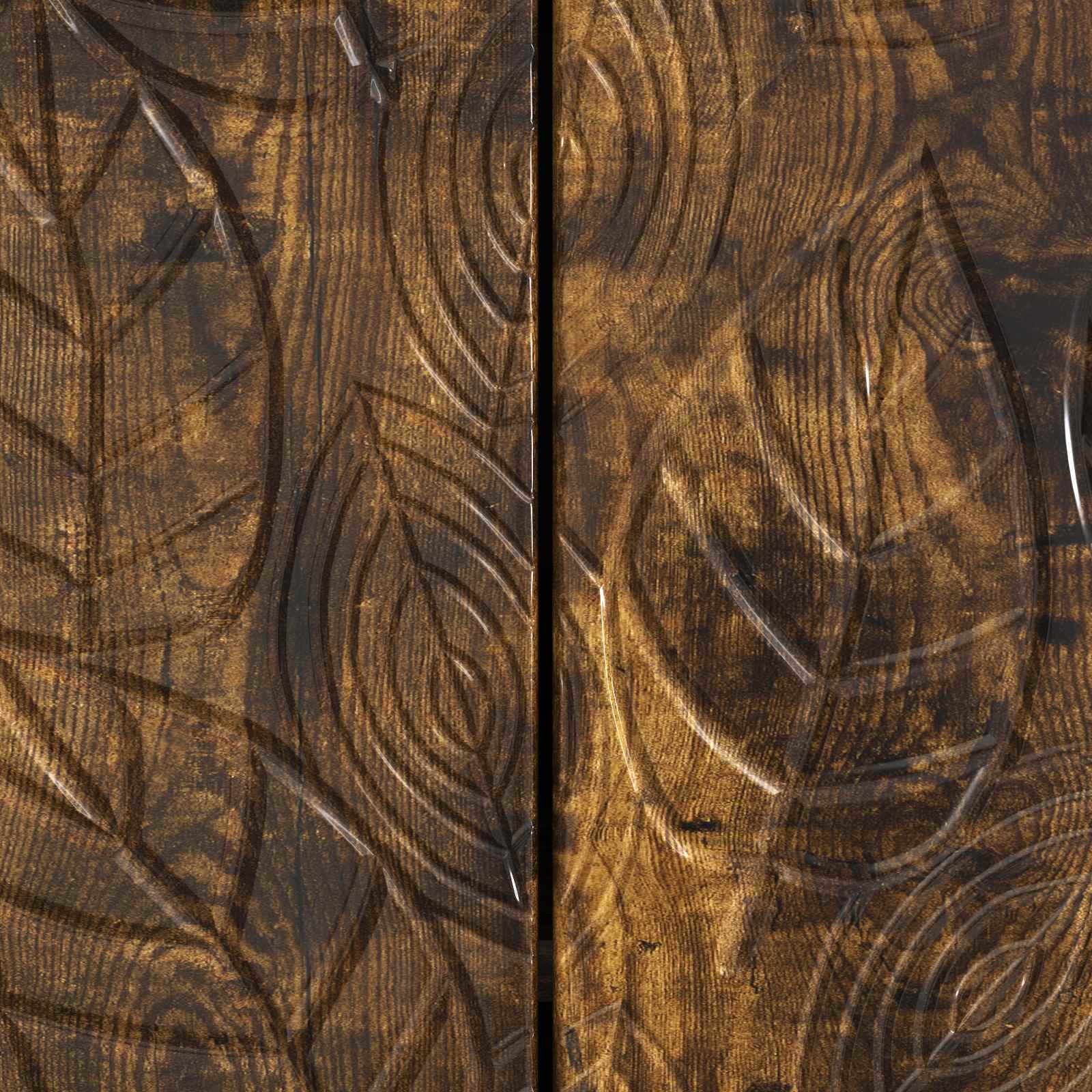 Kreveta Dimljeni hrast 89 x 34,5 x 80 cm Konstruirano drvo