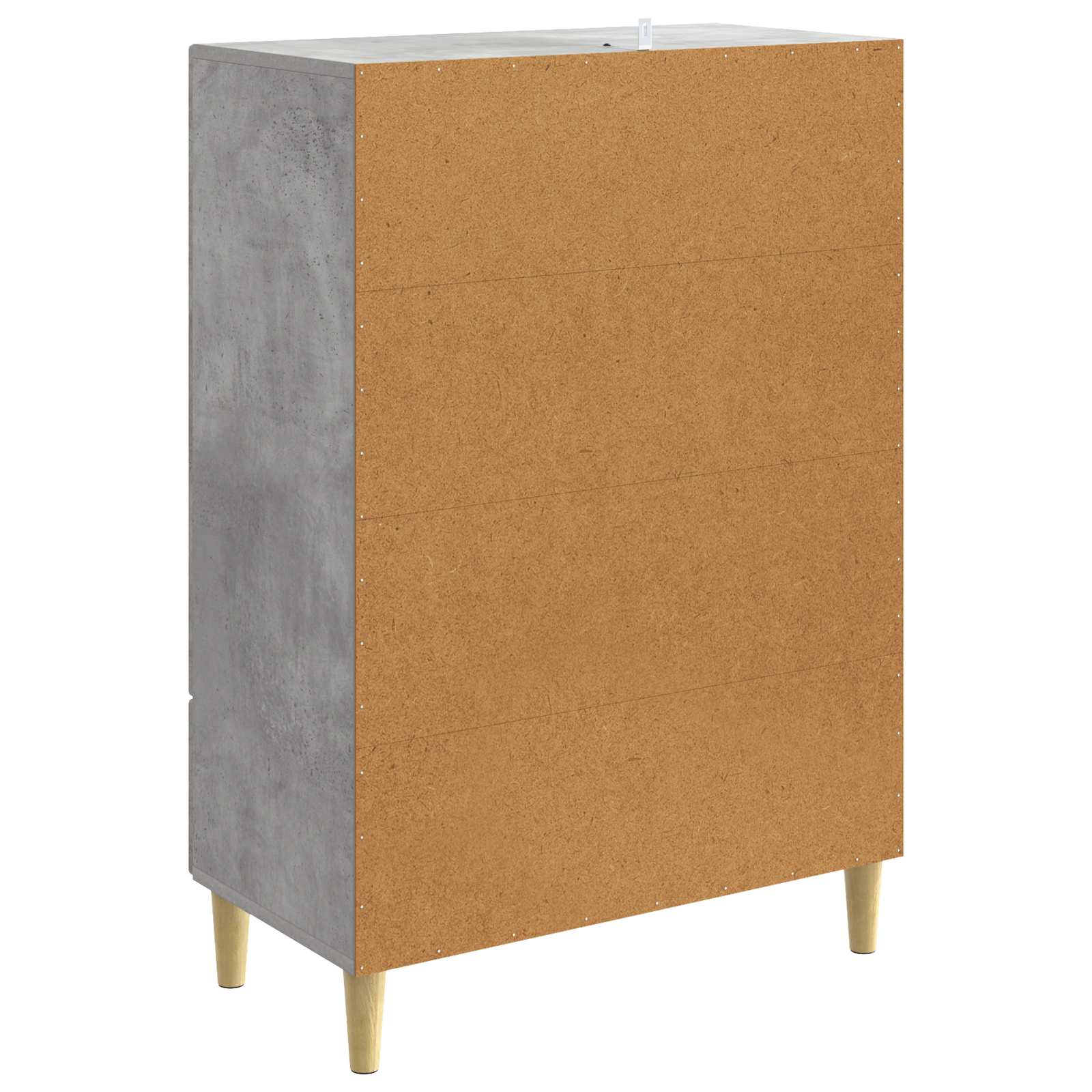 Kreveta Betonska siva 66 x 34,5 x 95 cm Konstruirano drvo
