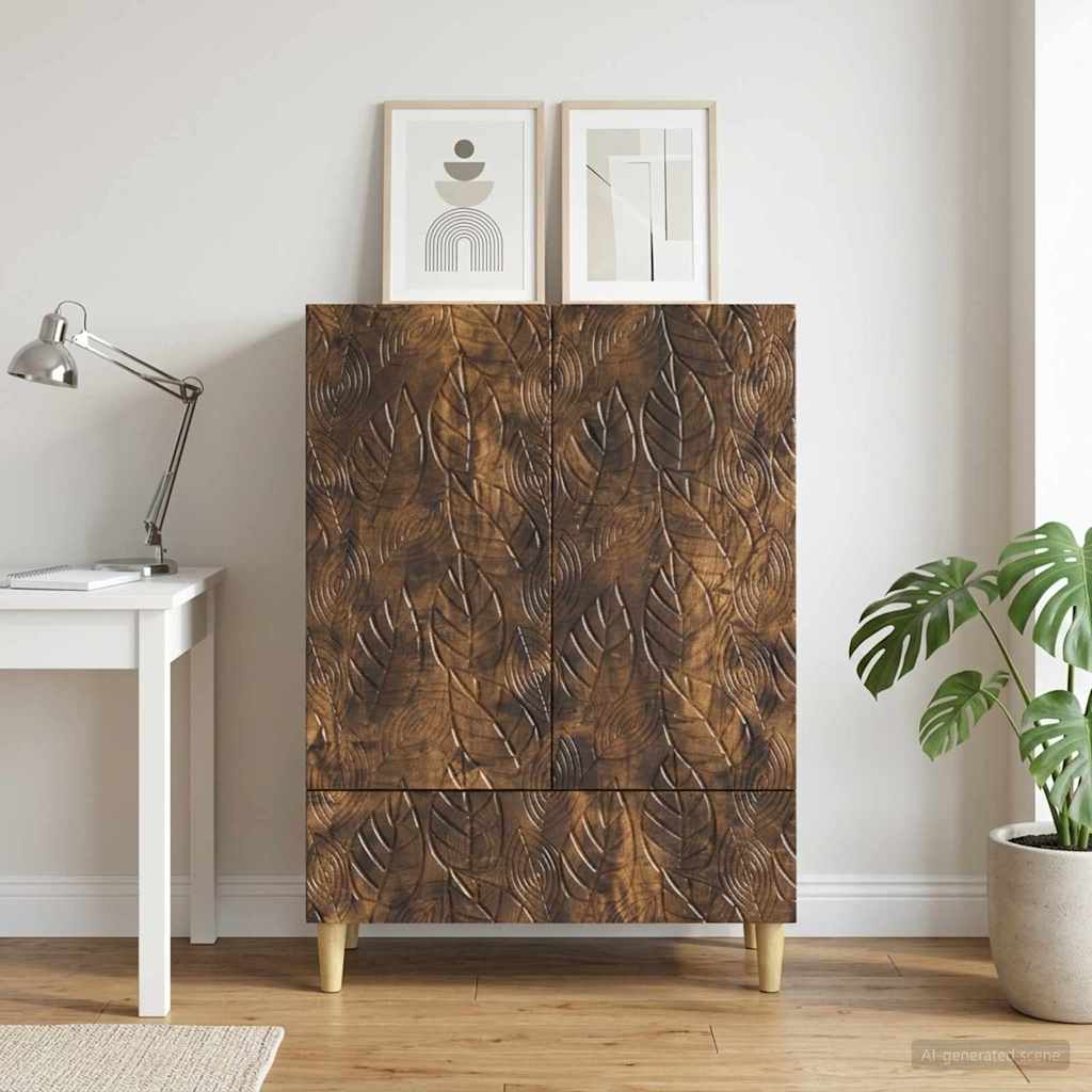 Kreveta Dimljeni hrast 66 x 34,5 x 95 cm Konstruirano drvo