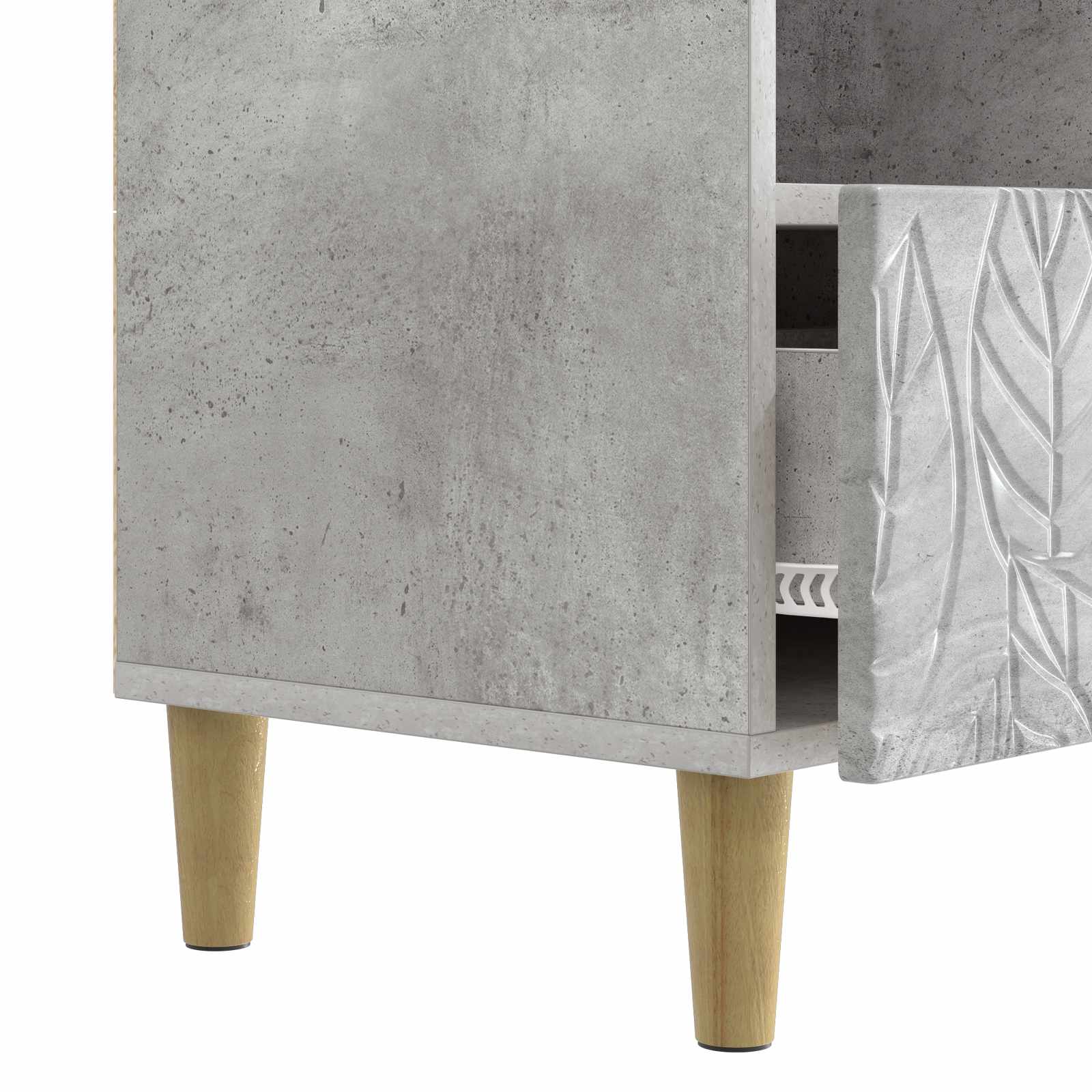 TV ormar 102 x 34,5 x 50 cm Betonska siva Konstruirano drvo