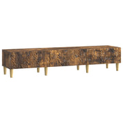 TV ormar 147 x 34,5 x 30 cm Dimljeni hrast Konstruirano drvo