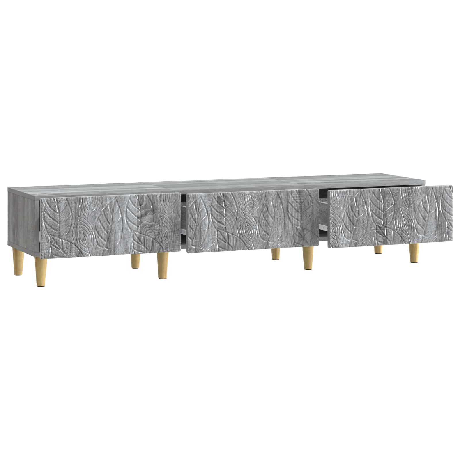 TV ormar 147 x 34,5 x 30 cm Siva Sonoma Konstruirano drvo