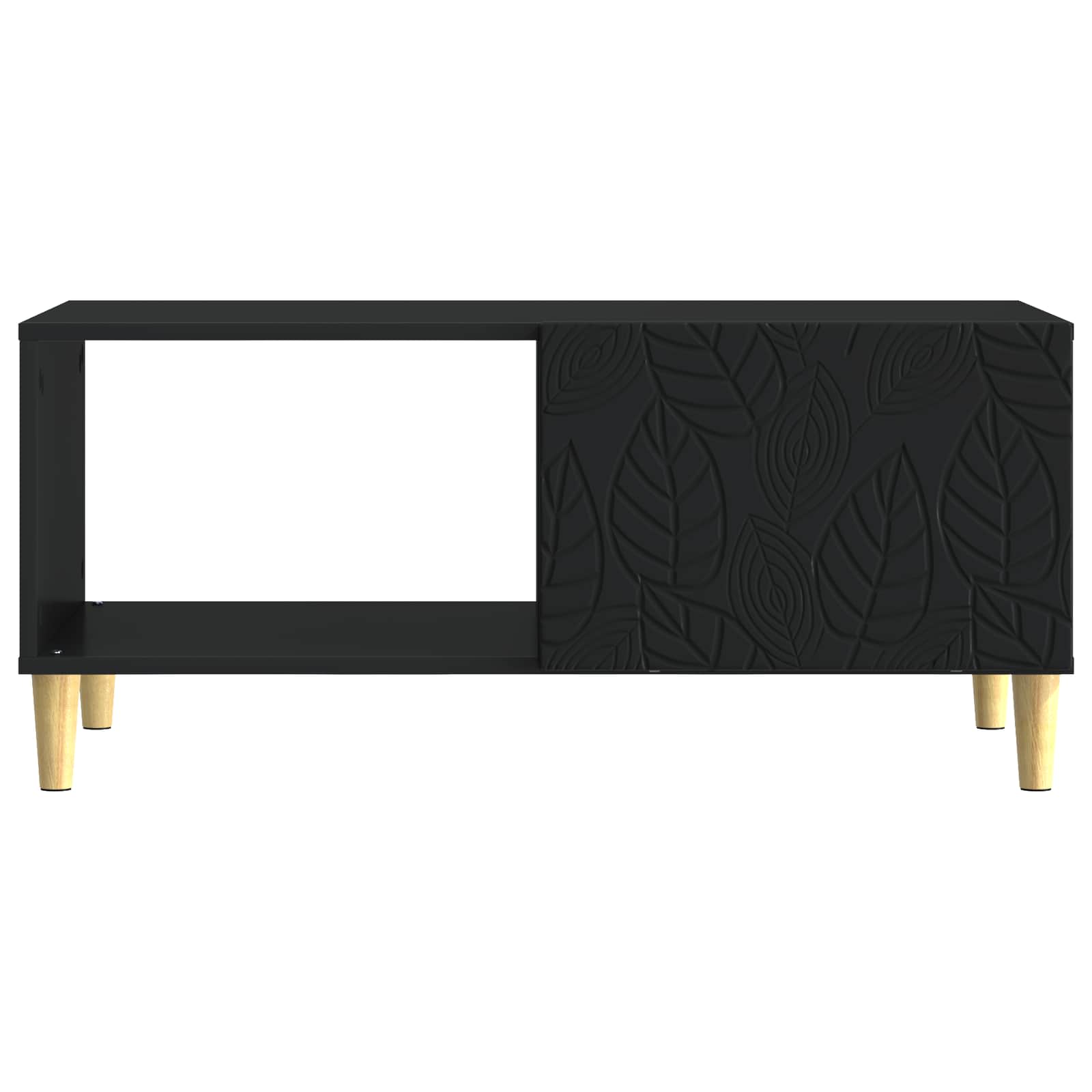 Kava Stol Crna 90 x 50 x 40 cm Konstruirano drvo