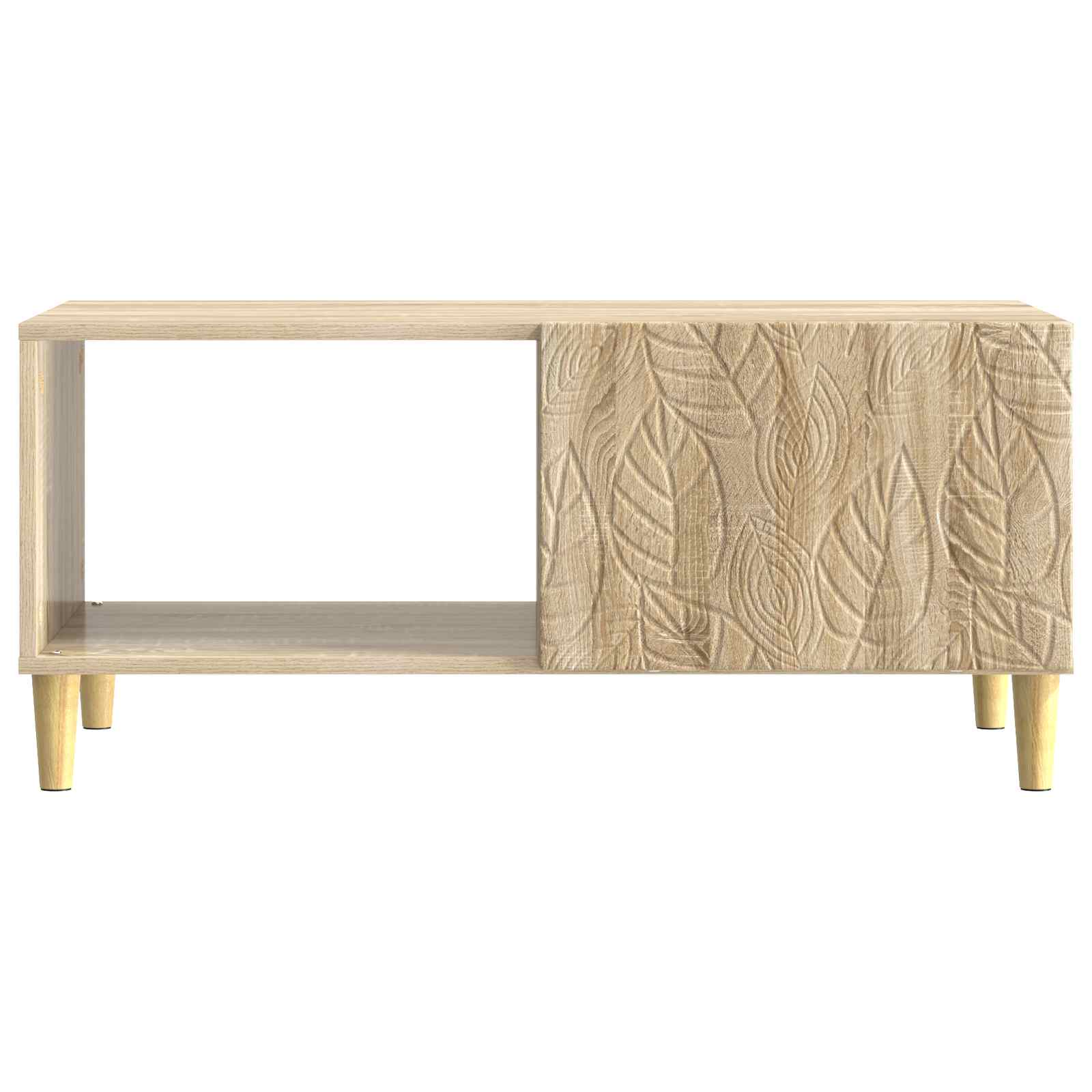 Kava Stol Hrast sonoma 90 x 50 x 40 cm Konstruirano drvo