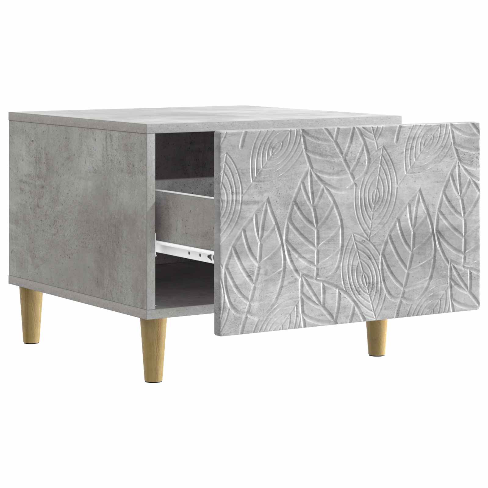 Kava Stol Betonska siva 50 x 49 x 40 cm Konstruirano drvo