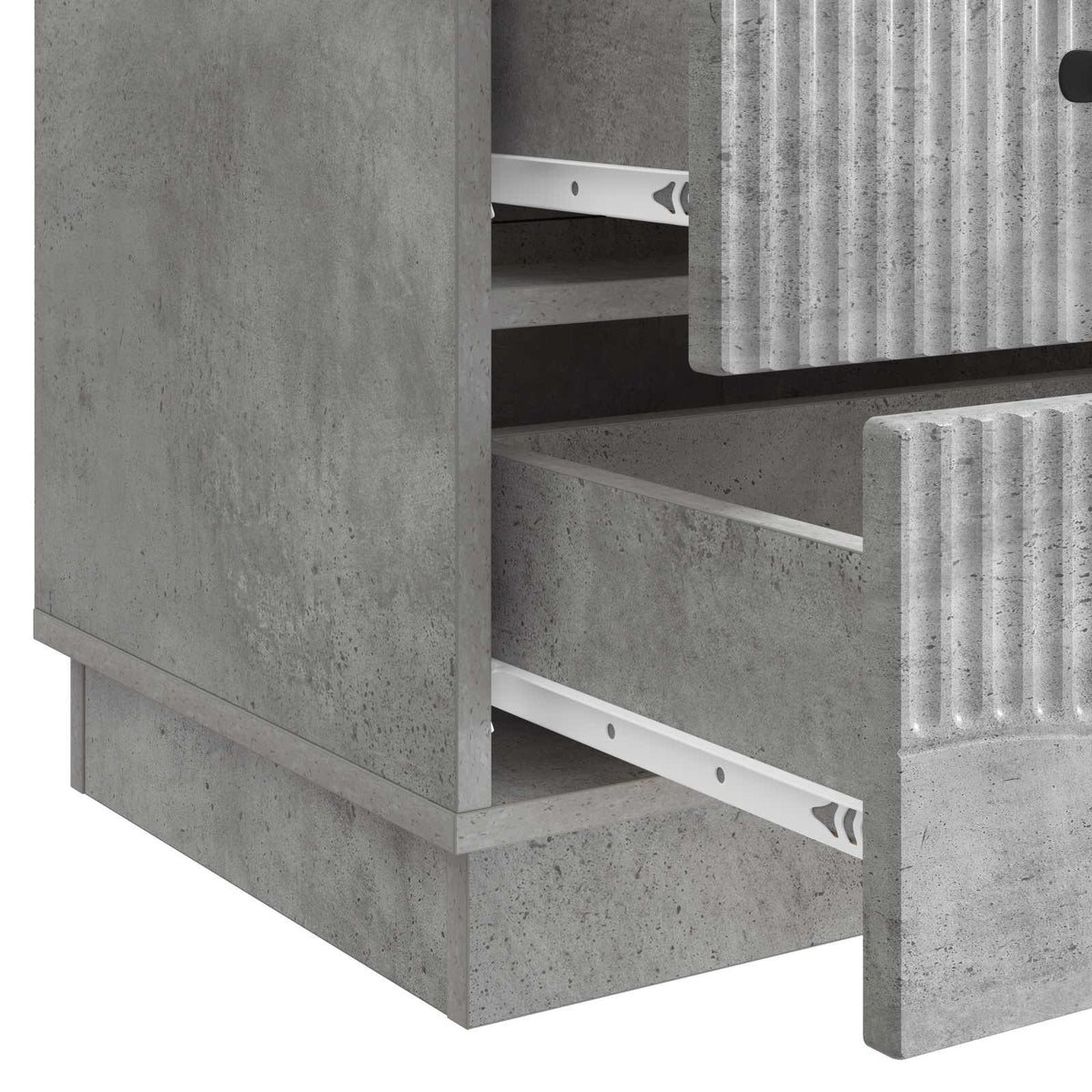 Noćni ormar Betonska siva 43 x 41 x 63,5 cm Konstruirano drvo