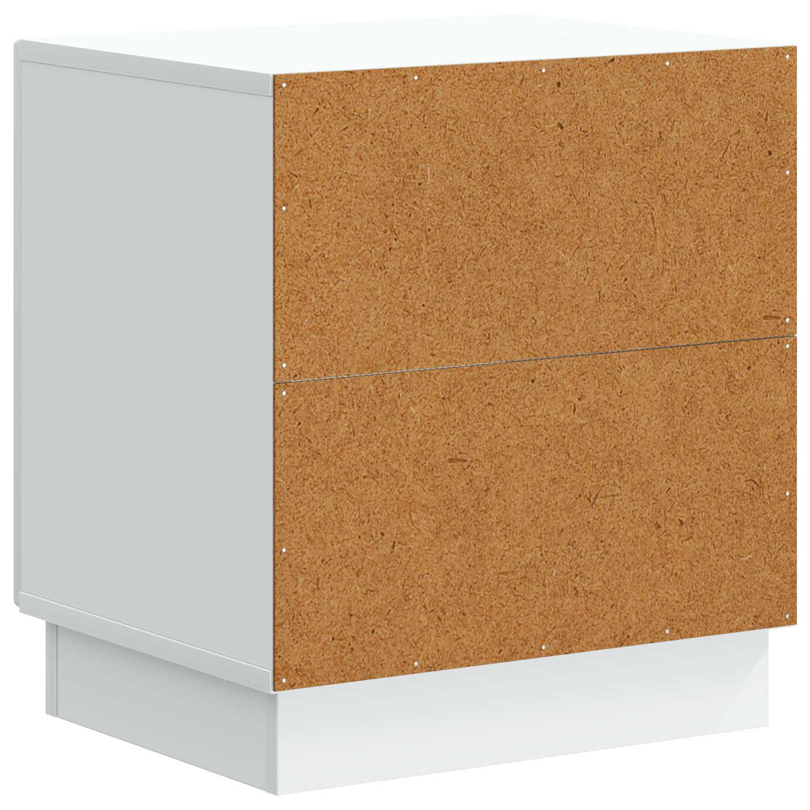 Noćni ormarić 2 pcs Bijela 43 x 34,5 x 47 cm Konstruirano drvo