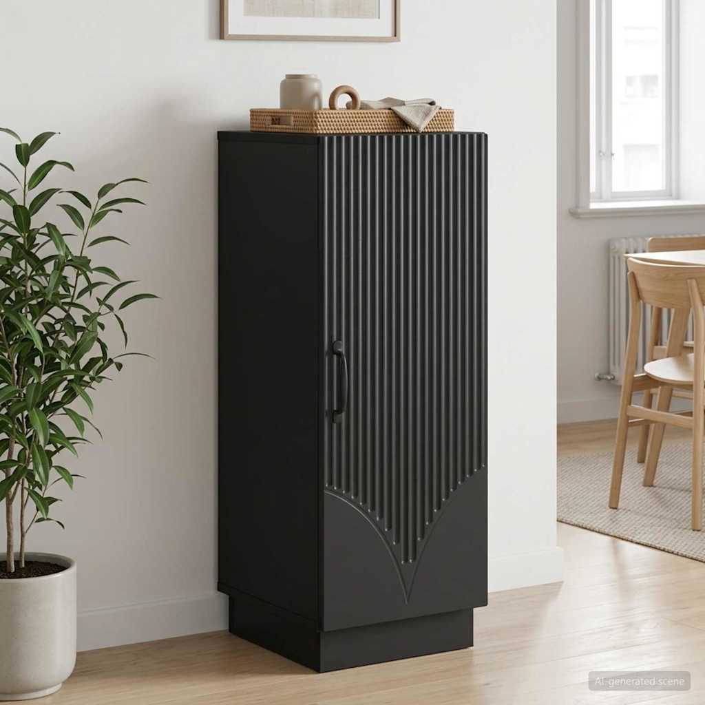 Kreveta Crna 33 x 34,5 x 87 cm Konstruirano drvo
