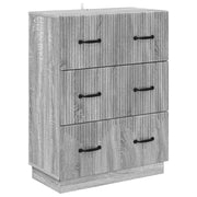 Ormar s ladicama Siva sonoma 66 x 34,5 x 87 cm