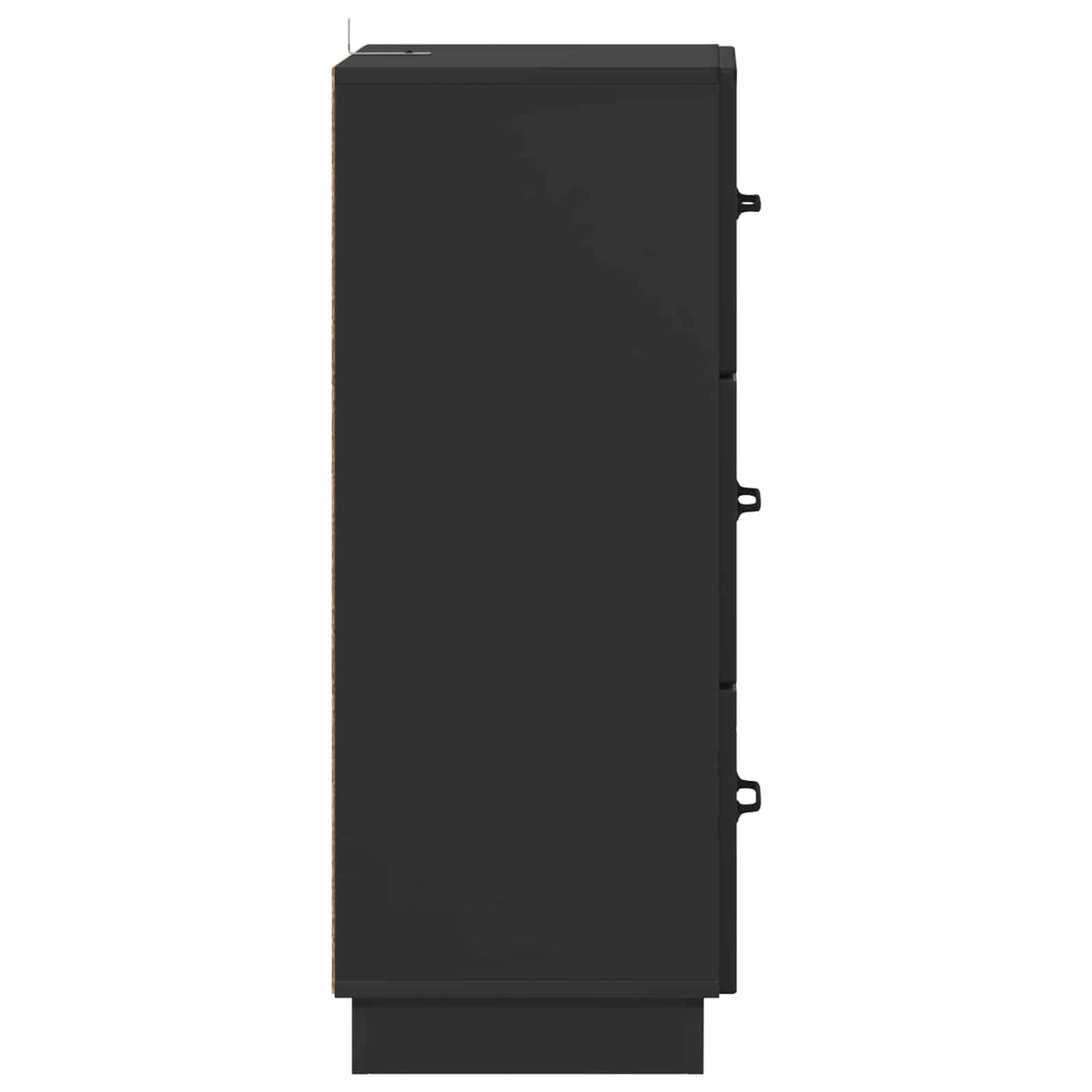 Ormar s ladicama Crna 33 x 34,5 x 87 cm Konstruirano drvo