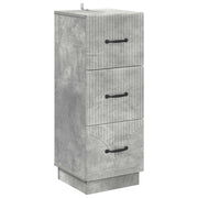 Ormar s ladicama Betonska siva 33 x 34,5 x 87 cm