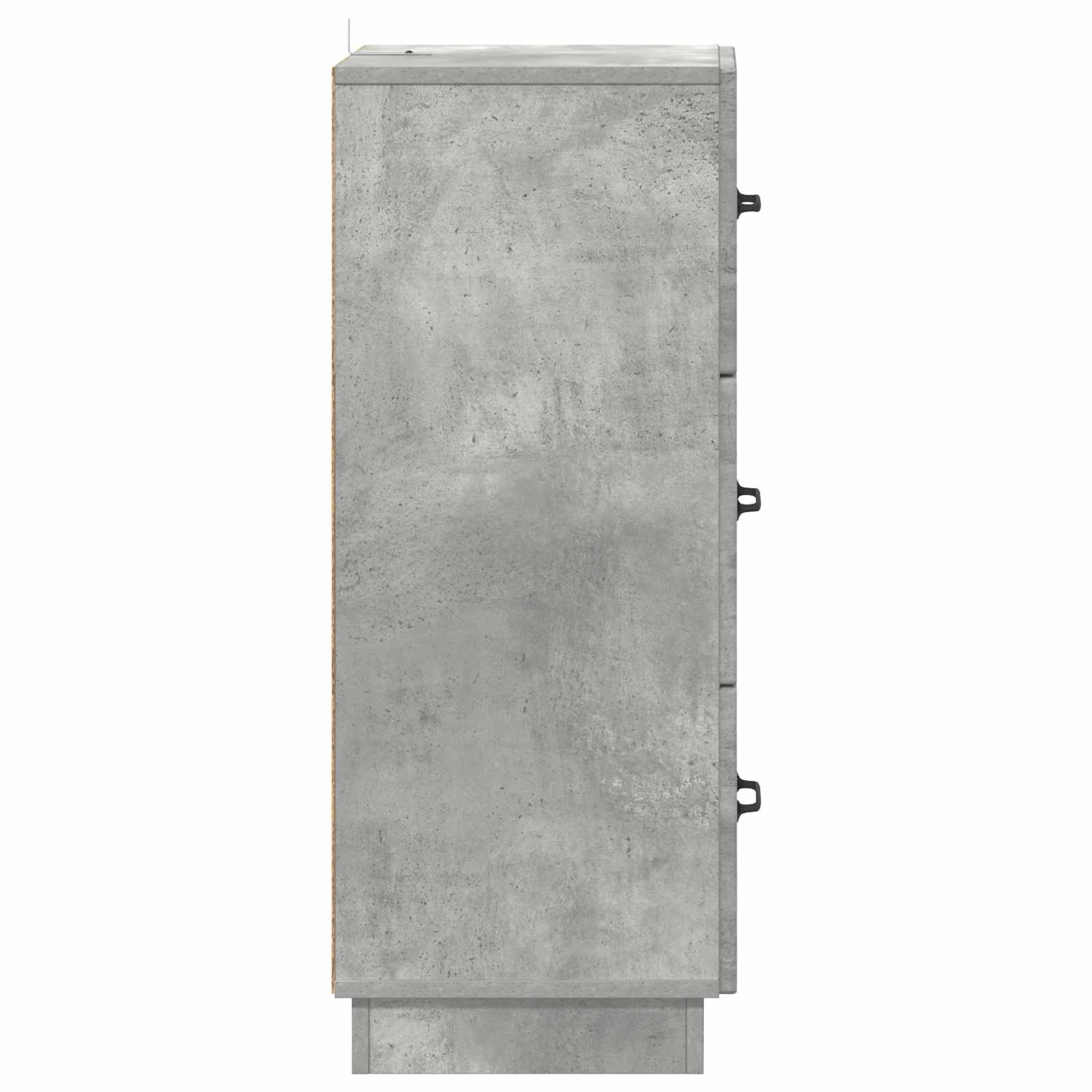 Ormar s ladicama Betonska siva 33 x 34,5 x 87 cm