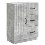 Kreveta Betonska siva 66 x 34,5 x 87 cm Konstruirano drvo