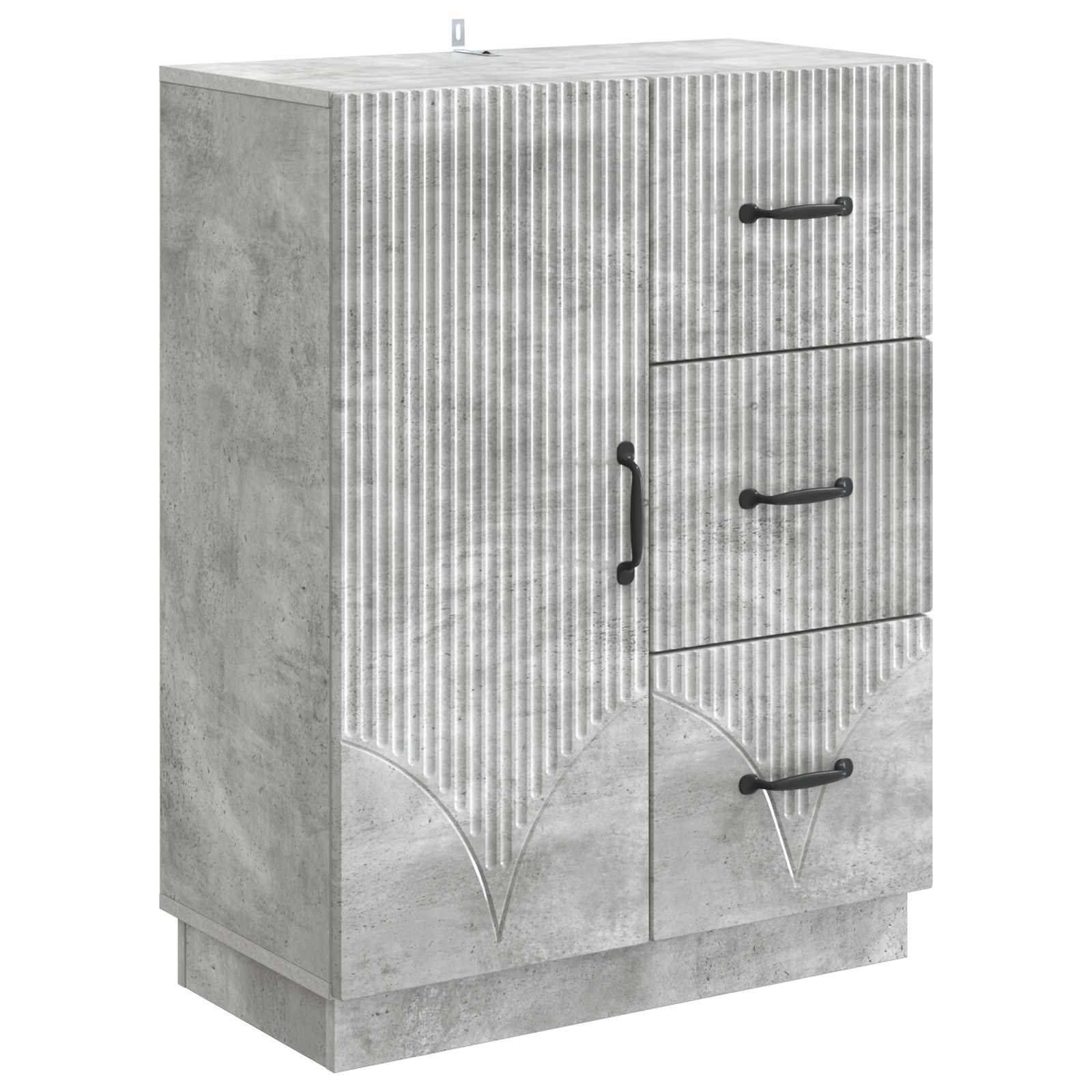 Kreveta Betonska siva 66 x 34,5 x 87 cm Konstruirano drvo