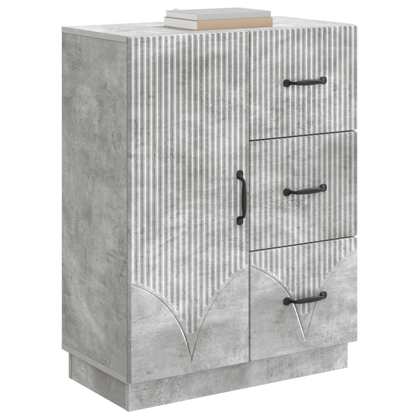 Kreveta Betonska siva 66 x 34,5 x 87 cm Konstruirano drvo