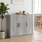 Kreveta Siva sonoma 89 x 34,5 x 77 cm Konstruirano drvo