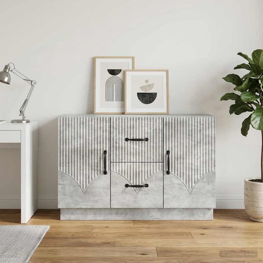 Kreveta Betonska siva 89 x 34,5 x 57 cm Konstruirano drvo