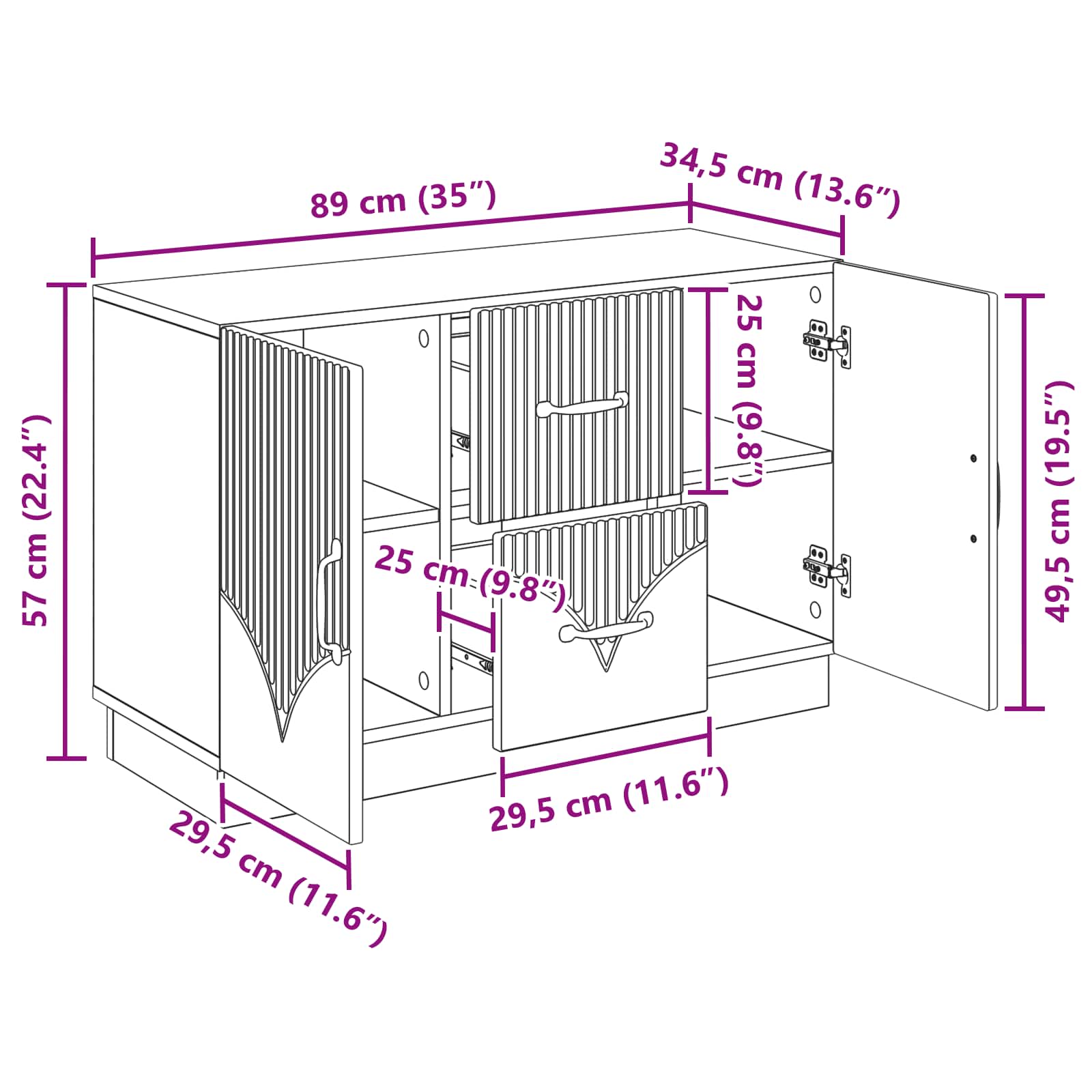 Kreveta Staro drvo 89 x 34,5 x 57 cm Konstruirano drvo