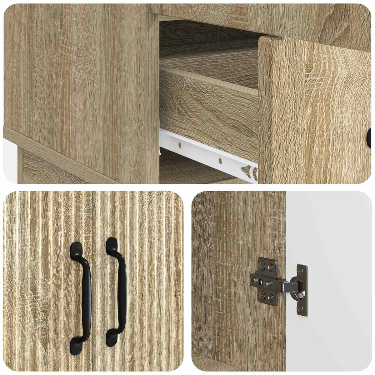 Kreveta Hrast sonoma 66 x 34,5 x 92 cm Konstruirano drvo