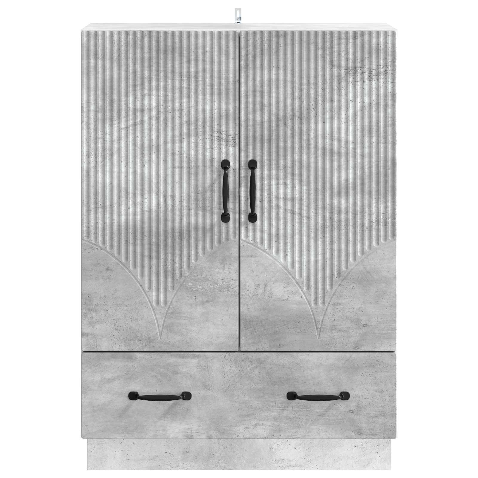 Kreveta Betonska siva 66 x 34,5 x 92 cm Konstruirano drvo