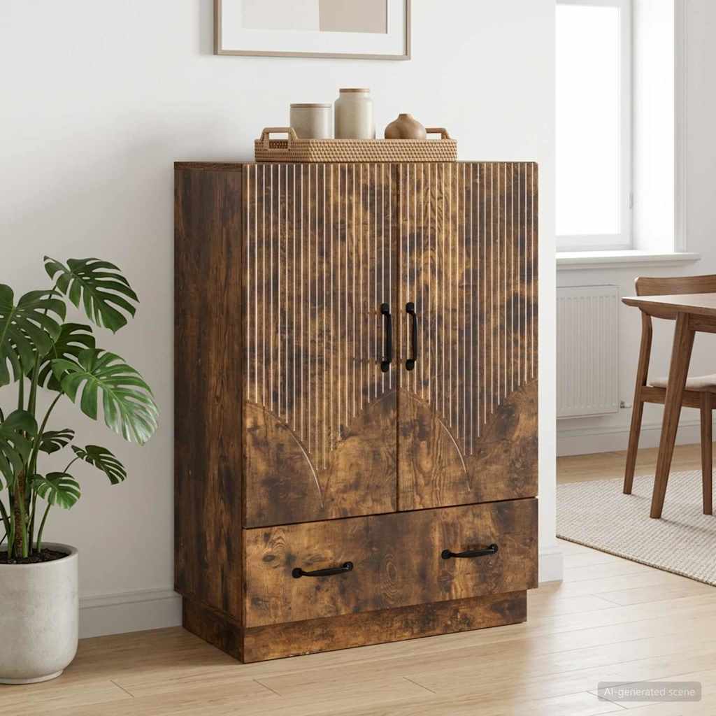 Kreveta Dimljeni hrast 66 x 34,5 x 92 cm Konstruirano drvo