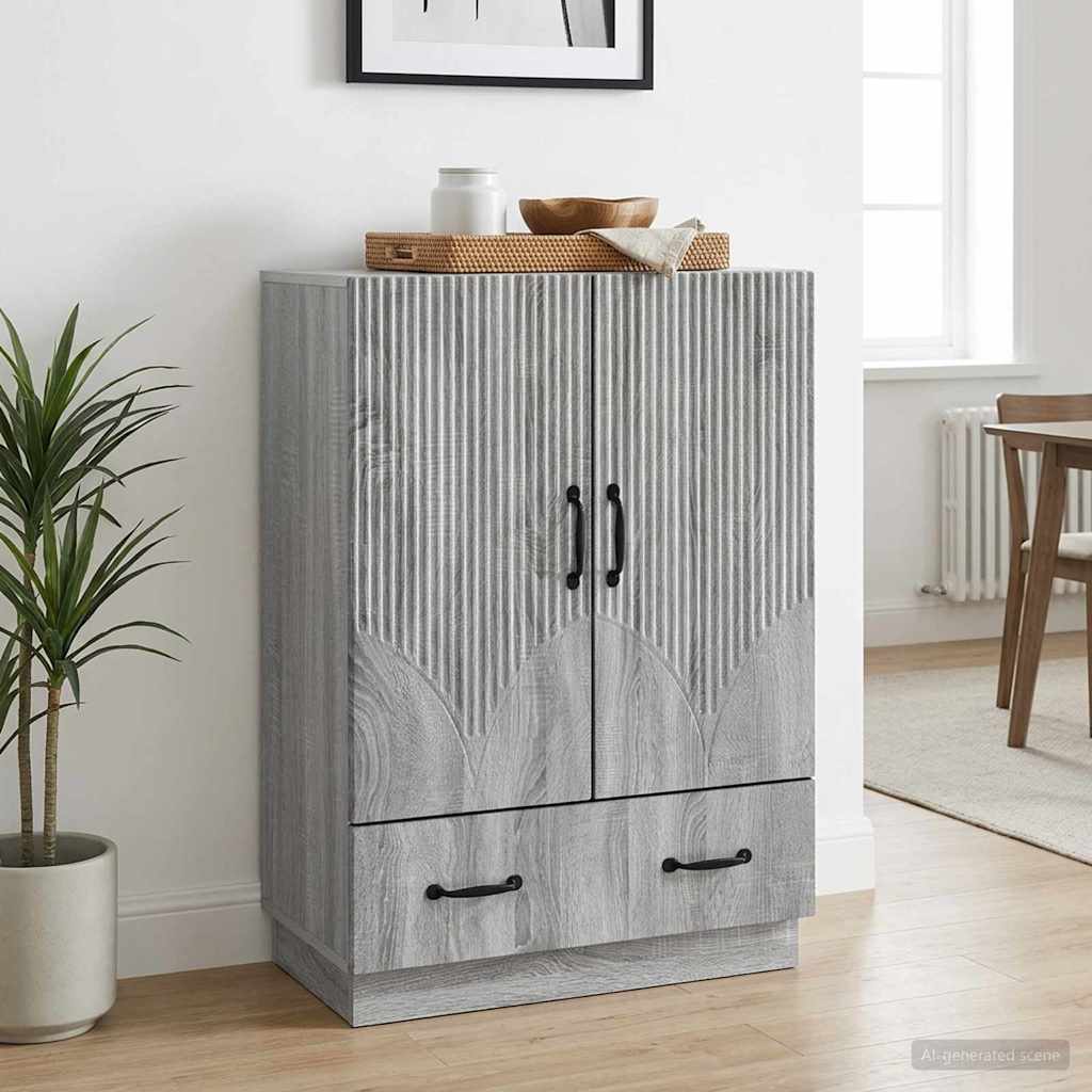 Kreveta Siva sonoma 66 x 34,5 x 92 cm Konstruirano drvo