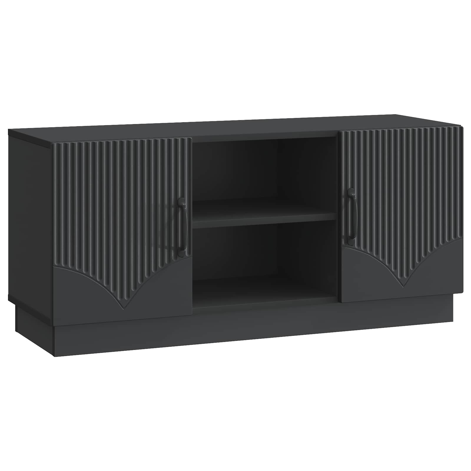 TV ormar Crna 102 x 34,5 x 47 cm Konstruirano drvo
