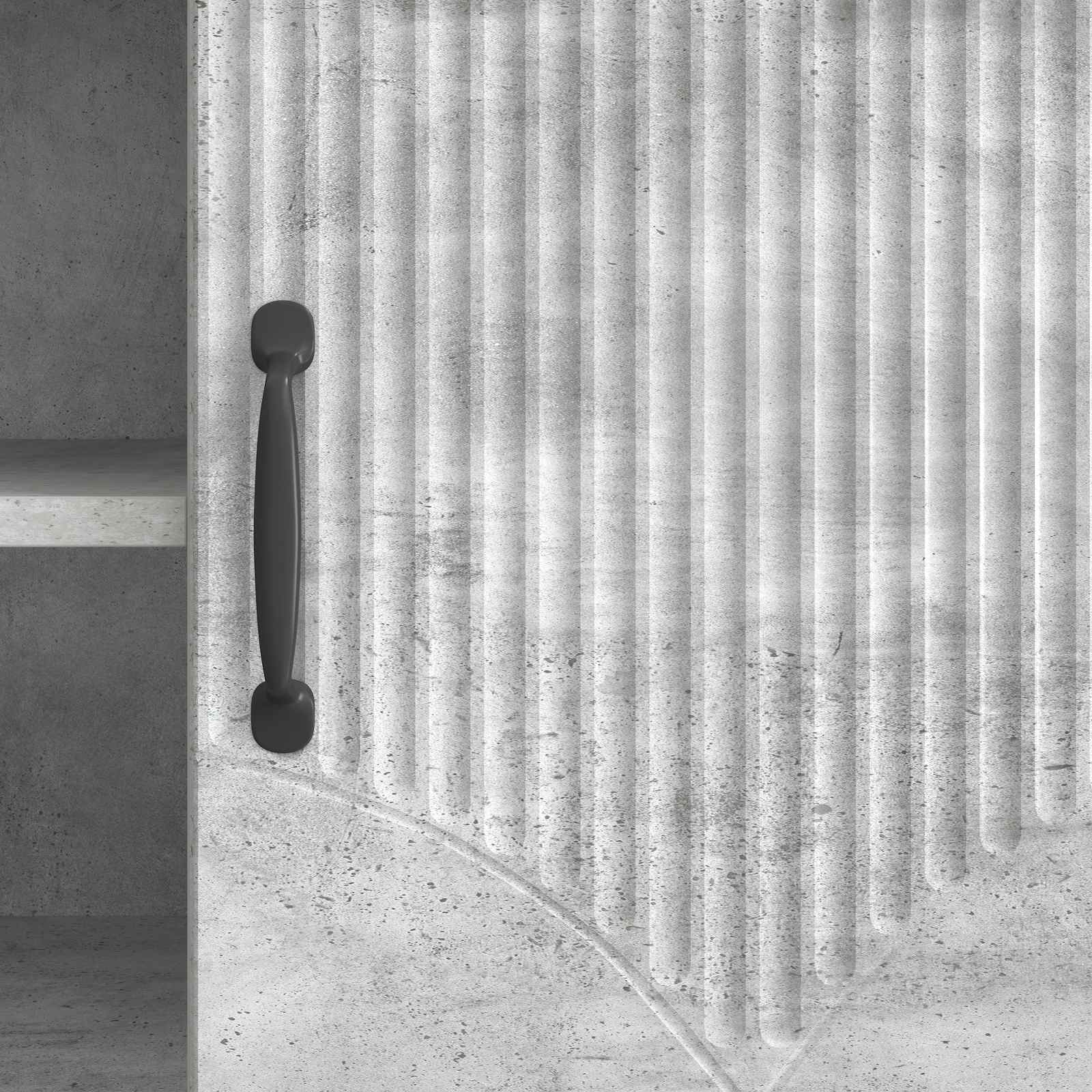TV ormar Betonska siva 102 x 34,5 x 47 cm Konstruirano drvo