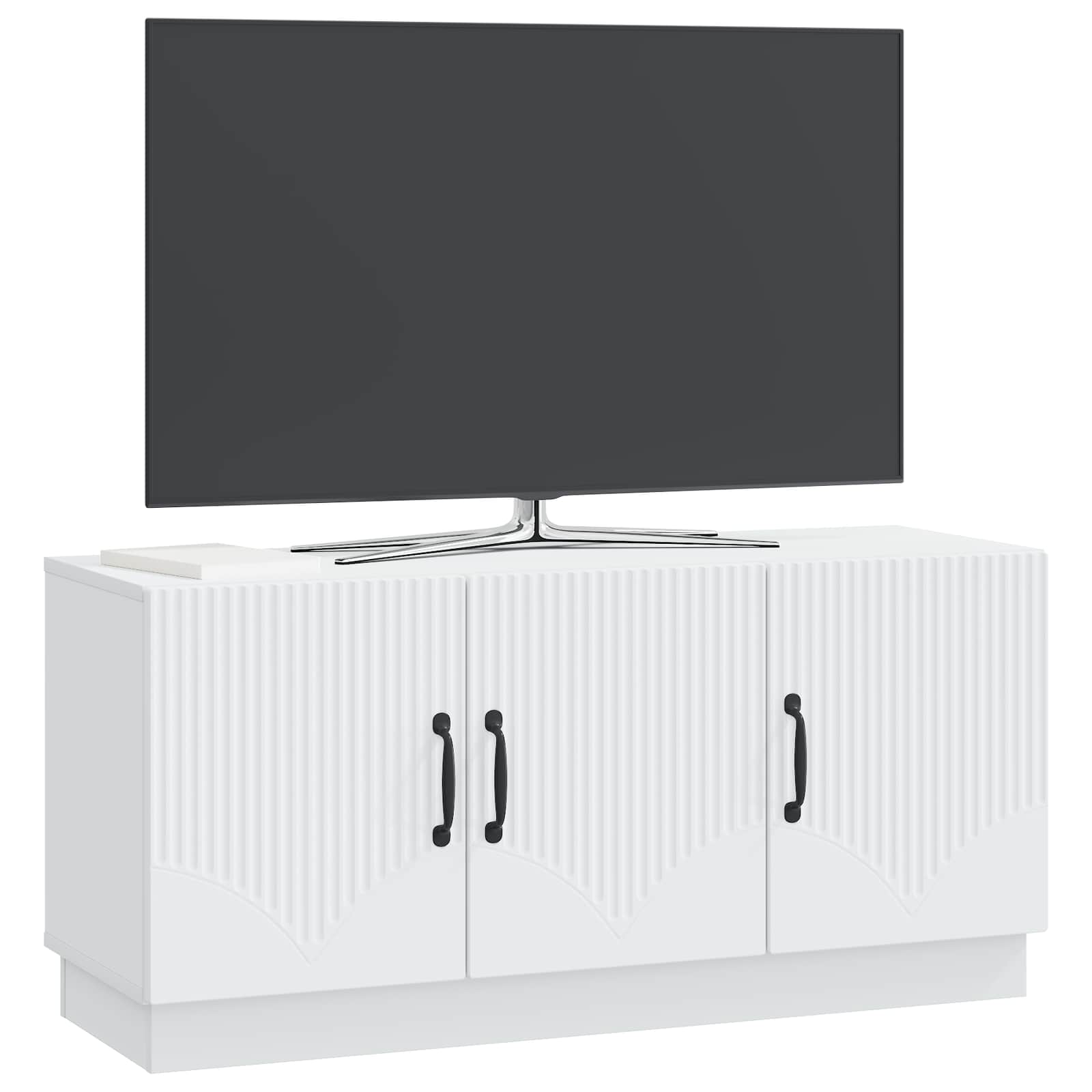 TV ormar Bijela 99 x 34,5 x 47 cm Konstruirano drvo