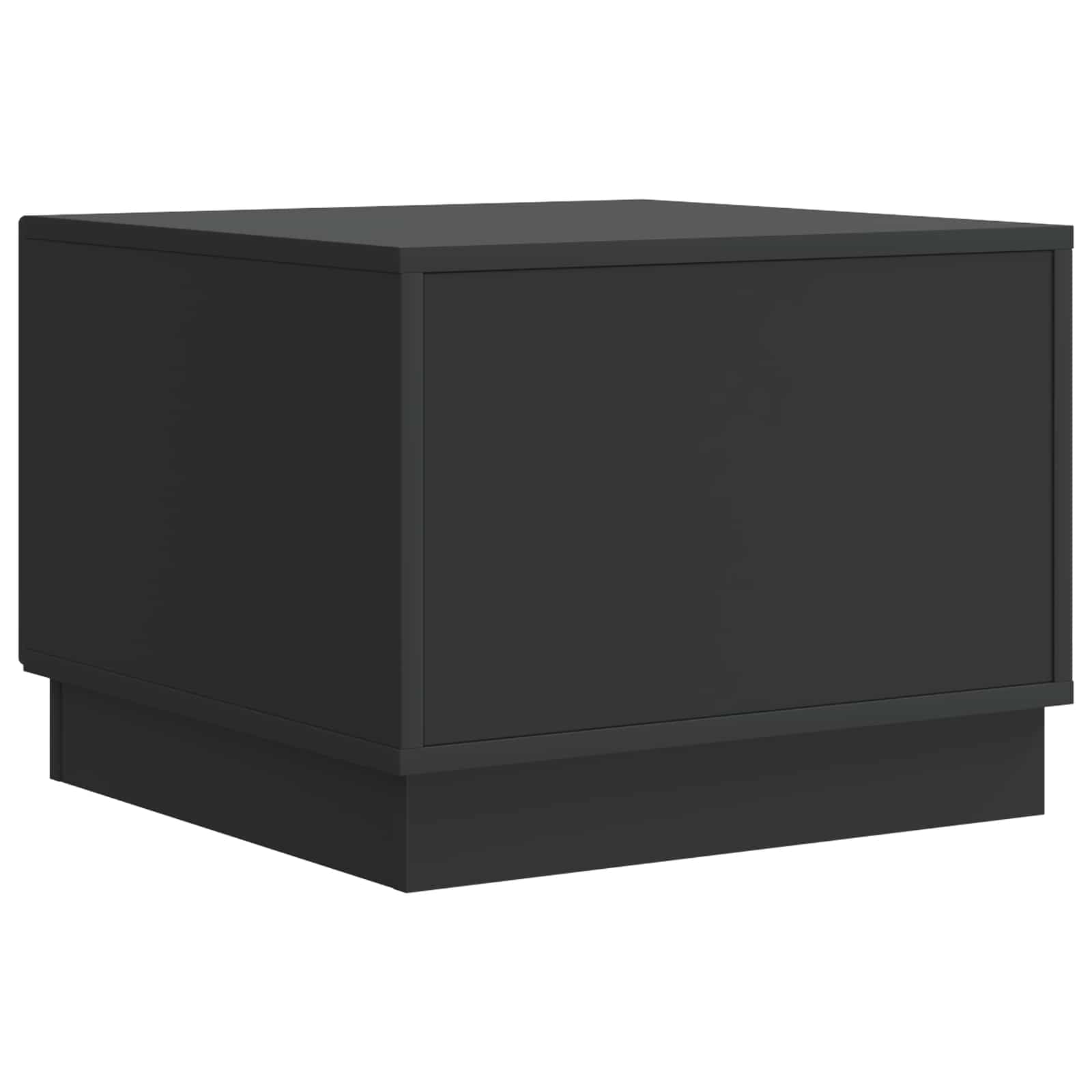 Kava Stol s ladicama Crna 49 x 50 x 37 cm Konstruirano drvo