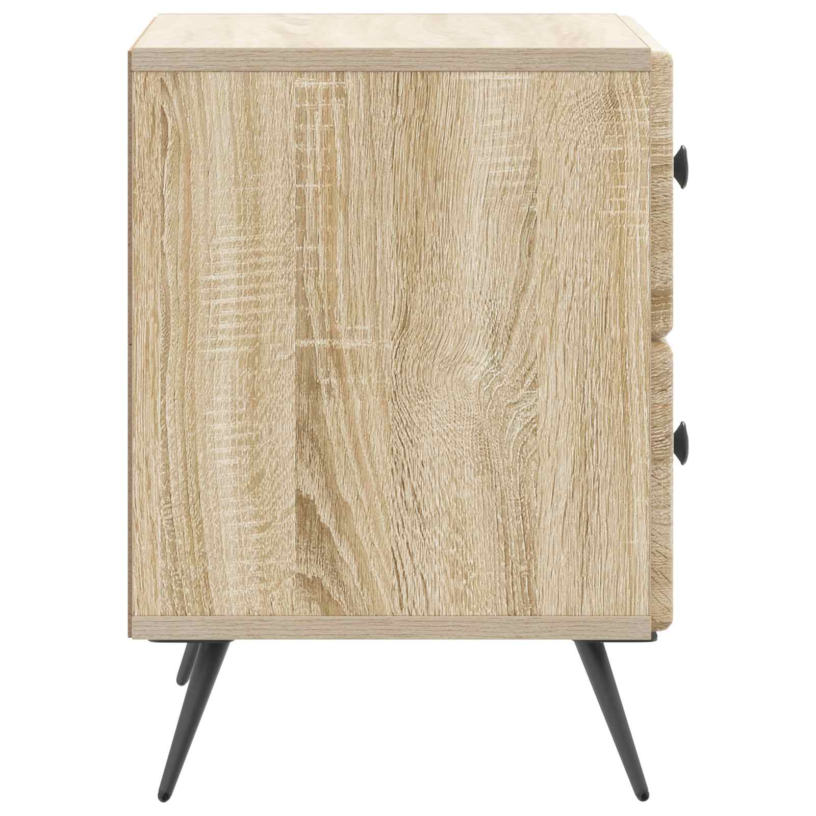 Noćni ormar s ladicama 2 pcs Hrast sonoma 43 x 34,5 x 47,5 cm