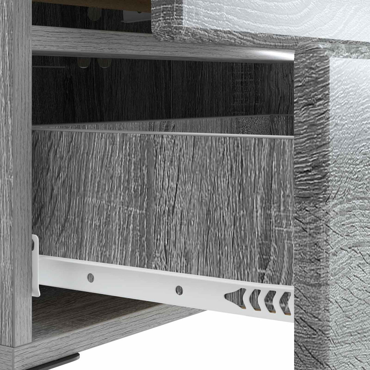 Noćni ormar Siva sonoma 43 x 34,5 x 47,5 cm Konstruirano drvo