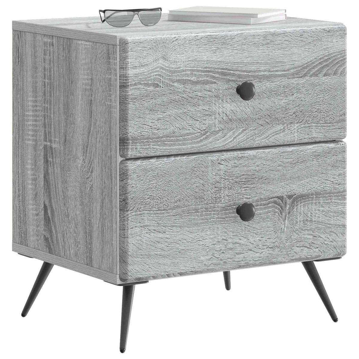 Noćni ormar Siva sonoma 43 x 34,5 x 47,5 cm Konstruirano drvo